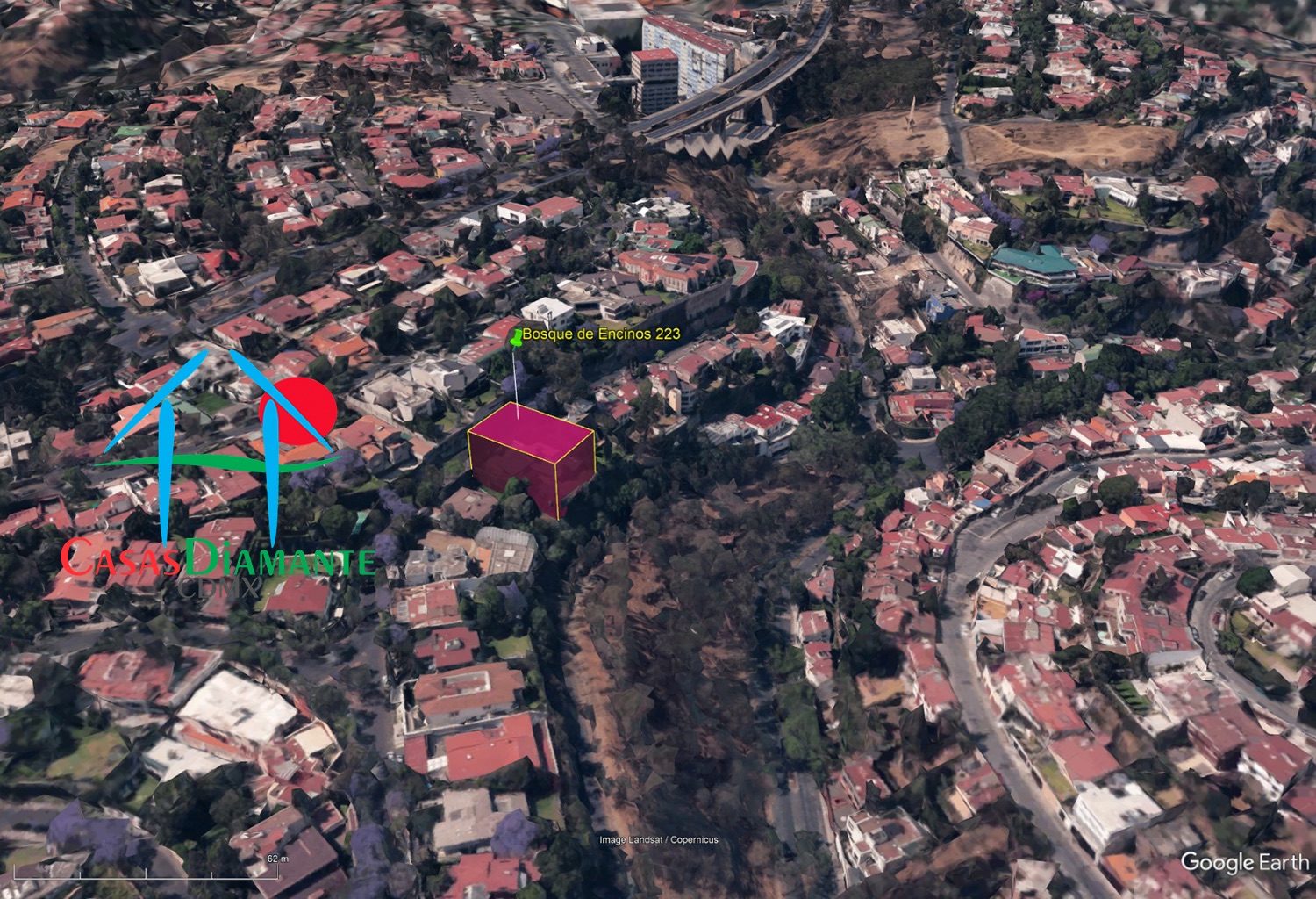 Bosques de las Lomas Terreno Jaguar BBC - Vista satelital 2